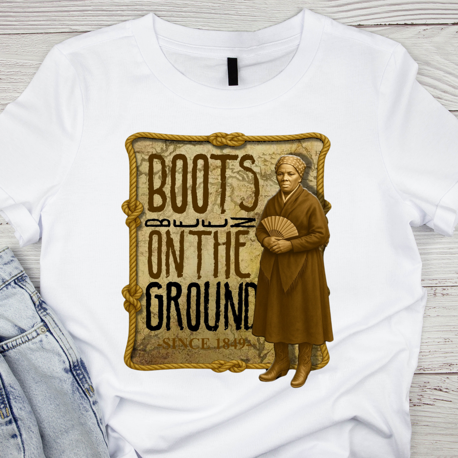 Boots on the Ground- Harriet Tubman T-shirt