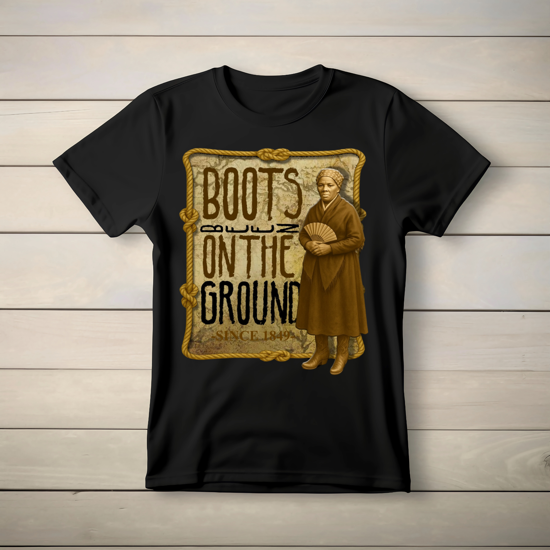 Boots on the Ground- Harriet Tubman T-shirt