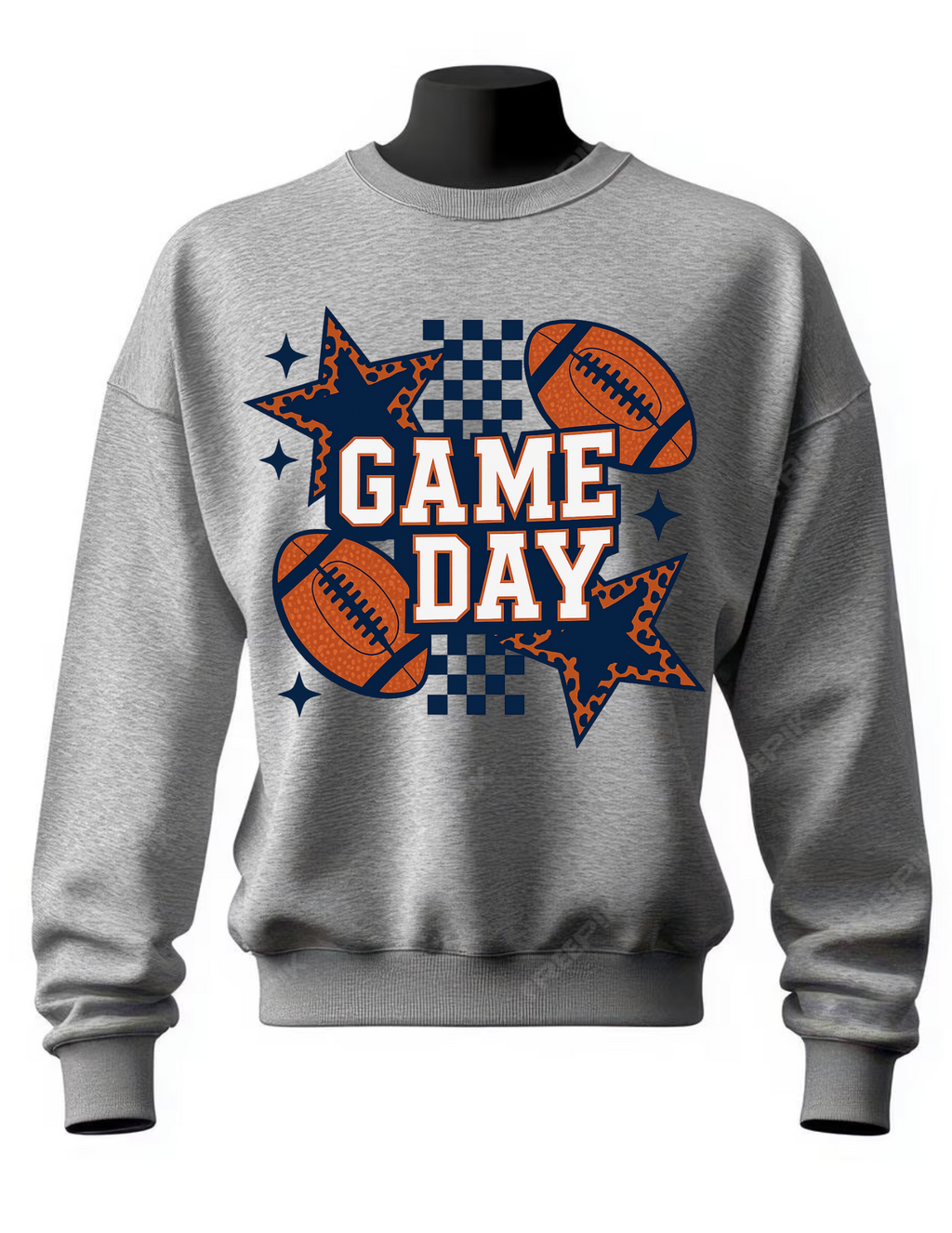 Orange and Blue Game Day Sweatshirt