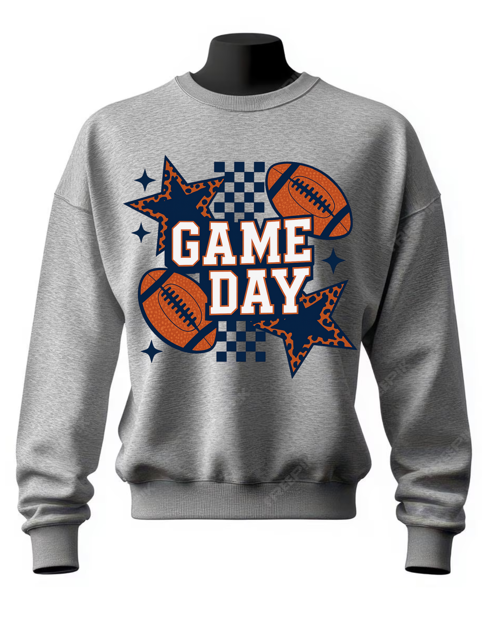 Orange and Blue Game Day Sweatshirt