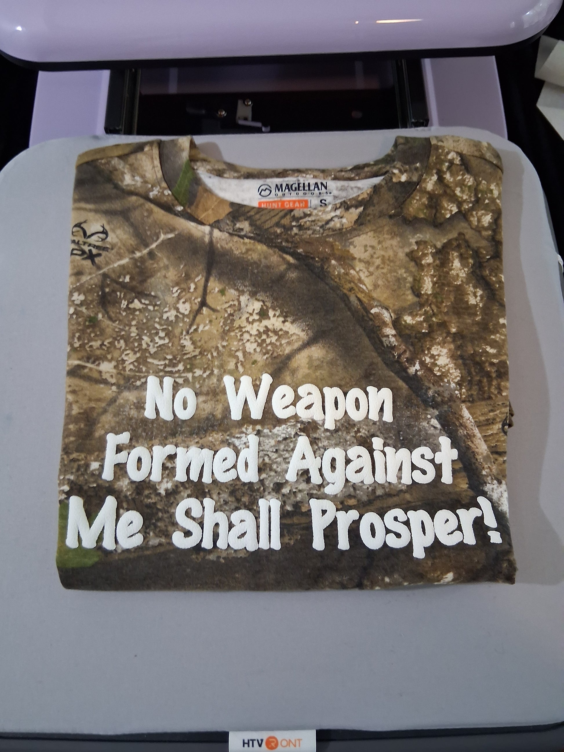 No Weapon Formed Against Me t-shirt